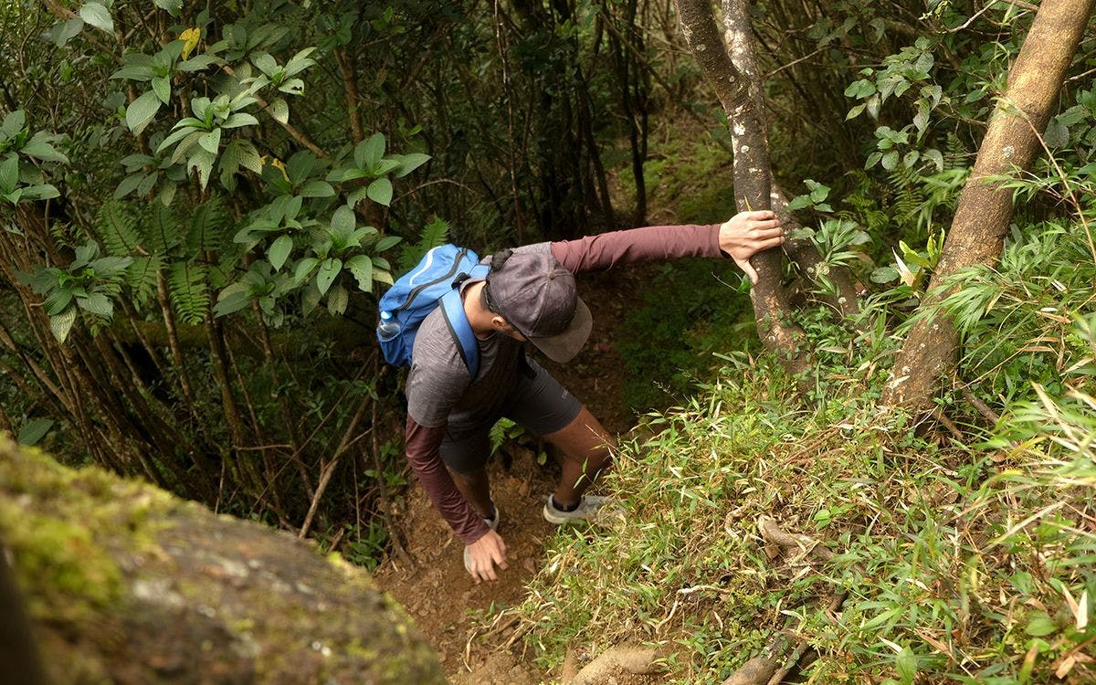 The trails through the island’s mountains